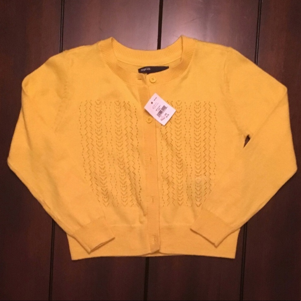 Gap Kids Pointelle Button Down Cardigan
